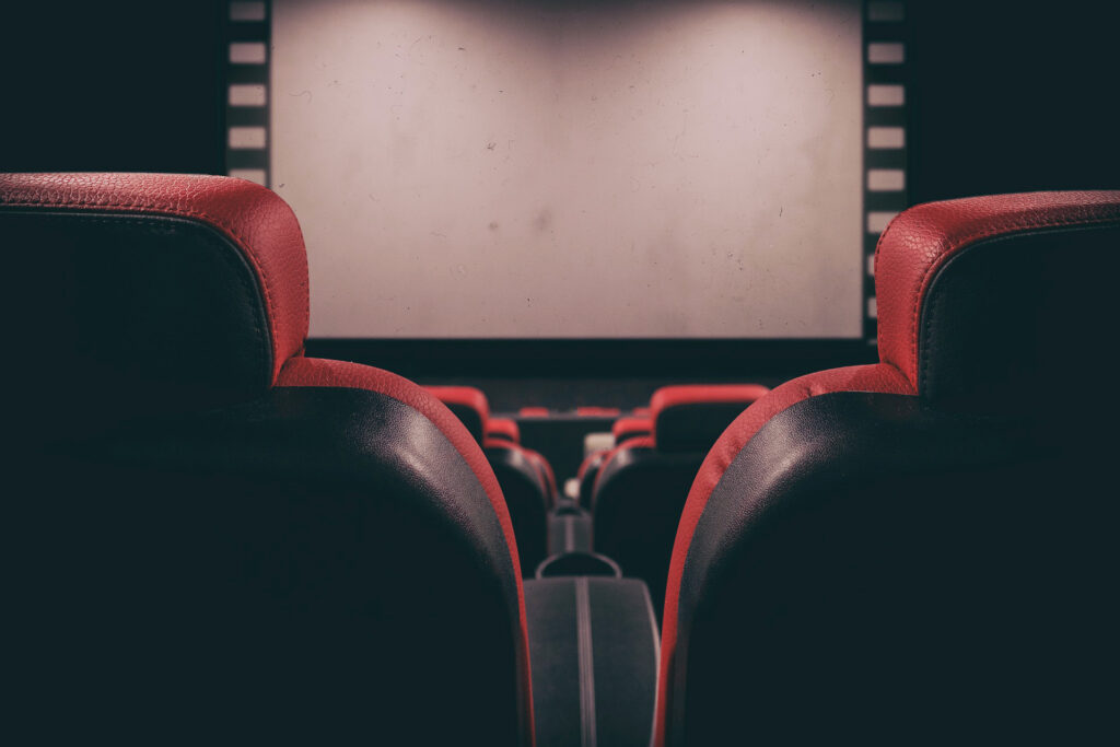 Sala da cinema per la visione di biopic